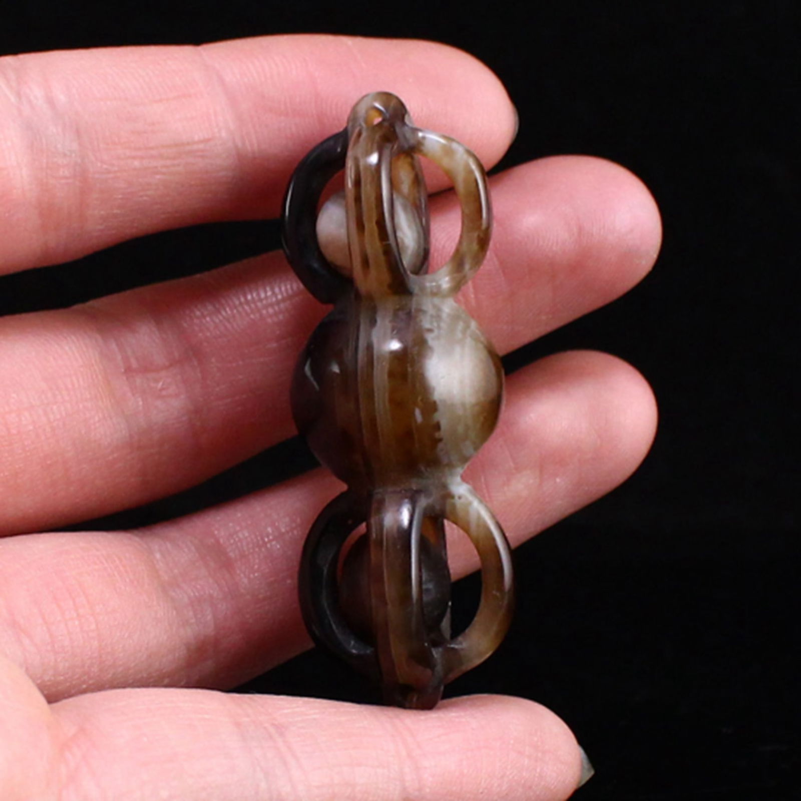Tibetan DZI Agate Pendant - 5