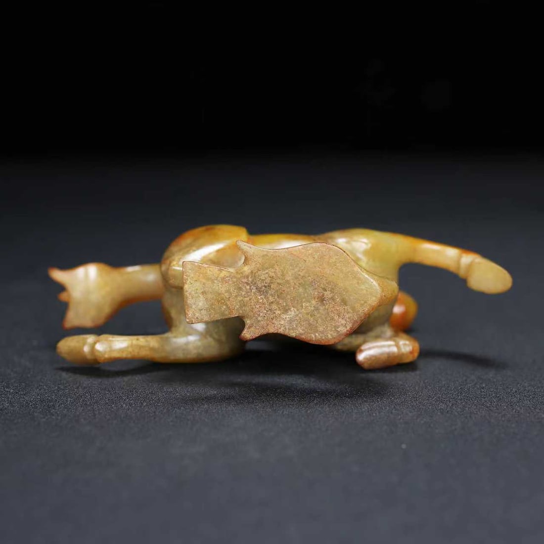 A Pair Hetian Jade Horse & Swallow Statue - 9