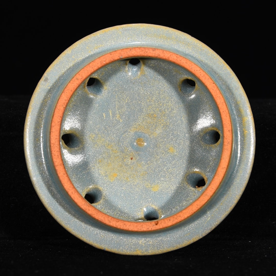 Ru Kiln Sky Blue Glaze Porcelain Incense Burner - 5