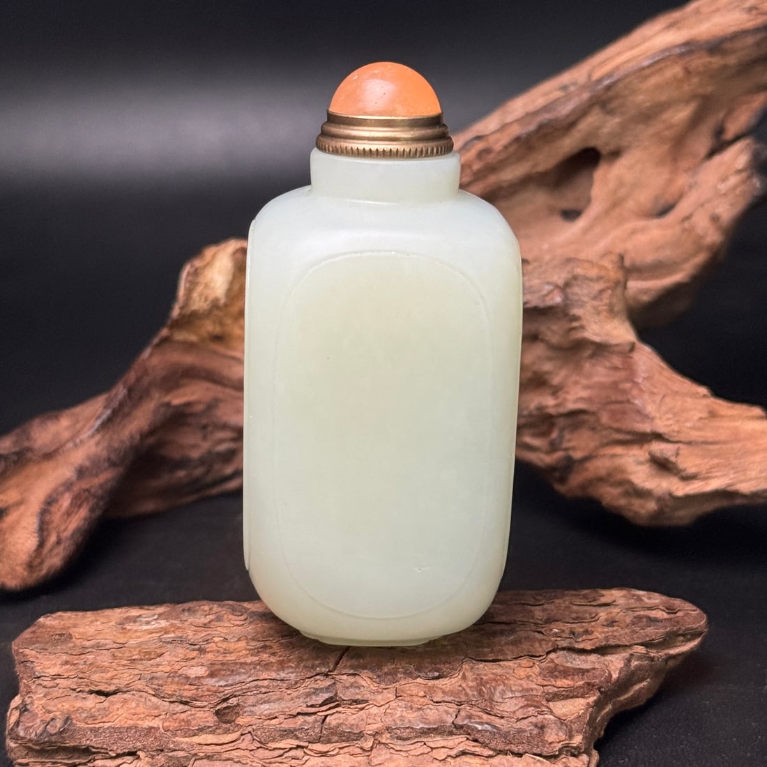 Hetian Jade Snuff Bottle - 2