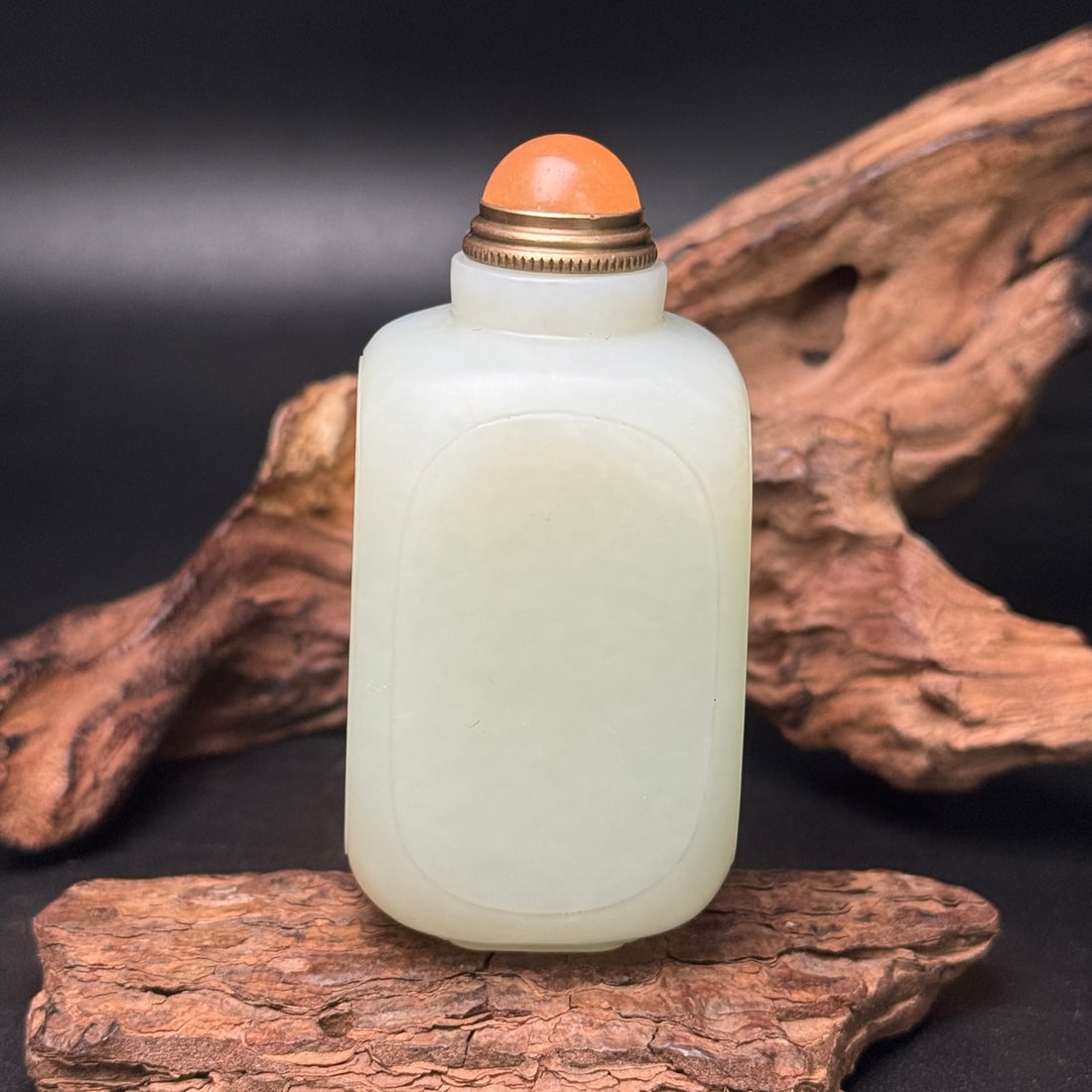 Hetian Jade Snuff Bottle - 4