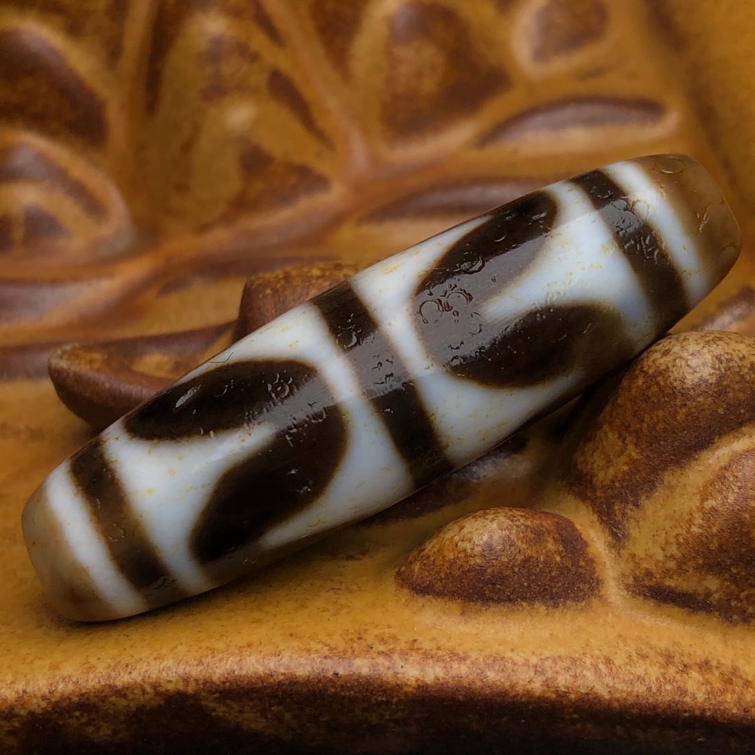 Tibetan DZI Agate Pendant - 2