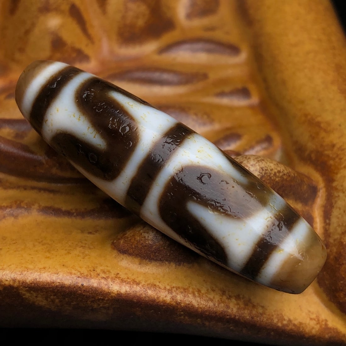Tibetan DZI Agate Pendant - 4
