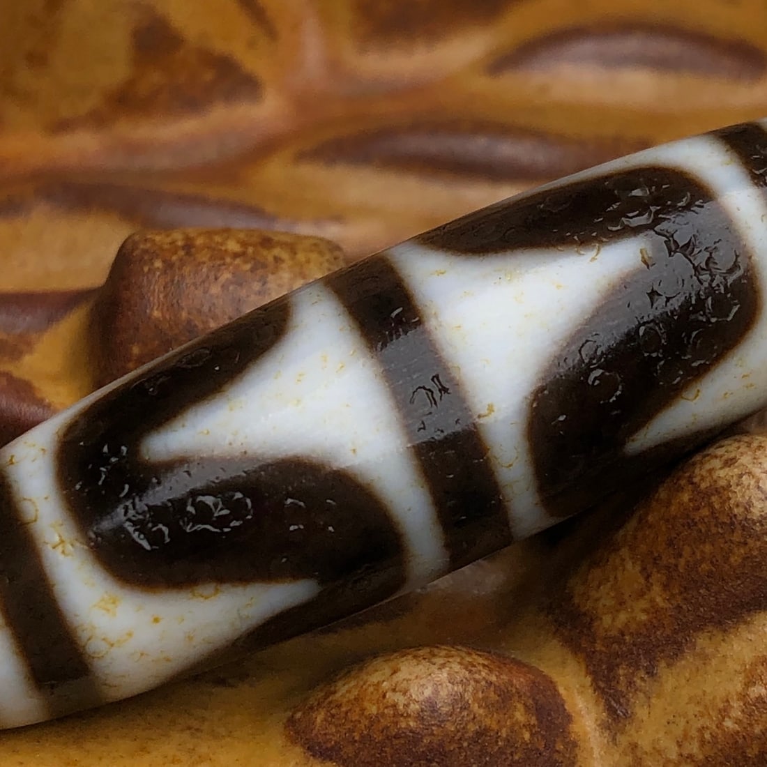 Tibetan DZI Agate Pendant - 6