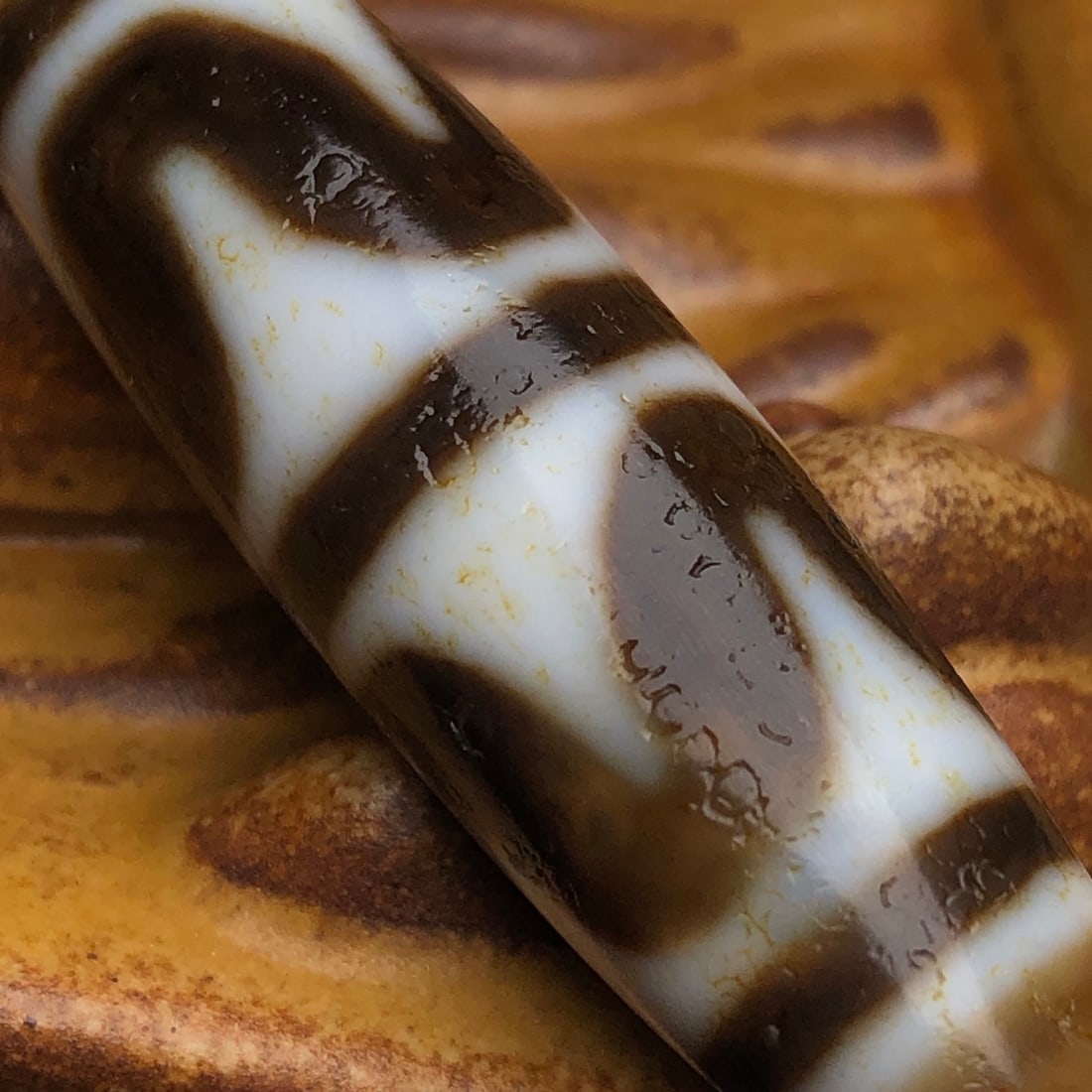 Tibetan DZI Agate Pendant - 7