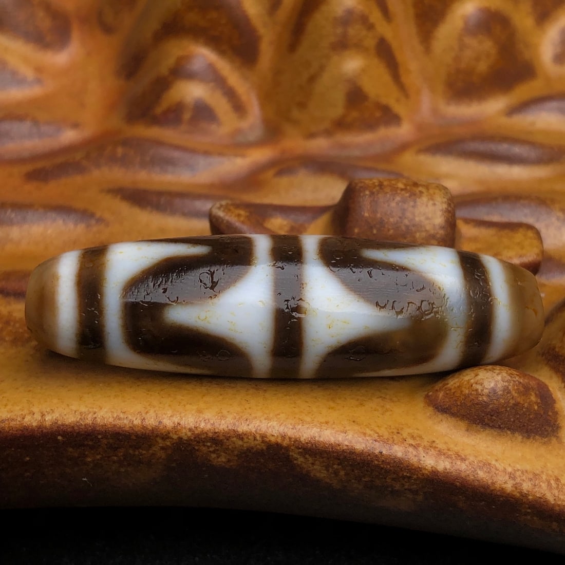 Tibetan DZI Agate Pendant - 9