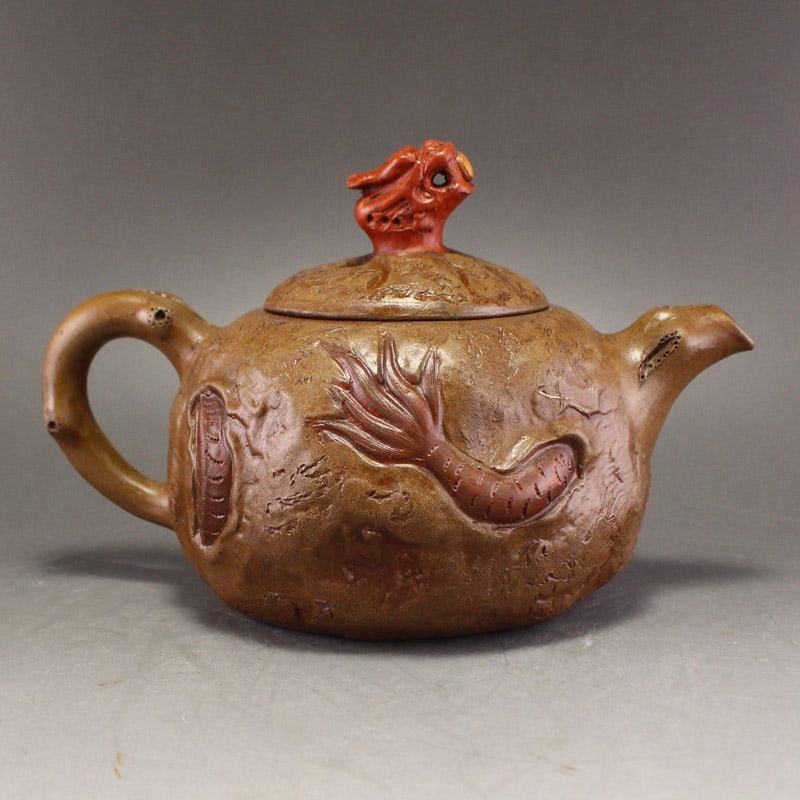 Yixing Zisha Clay Teapot - Dragon - 5