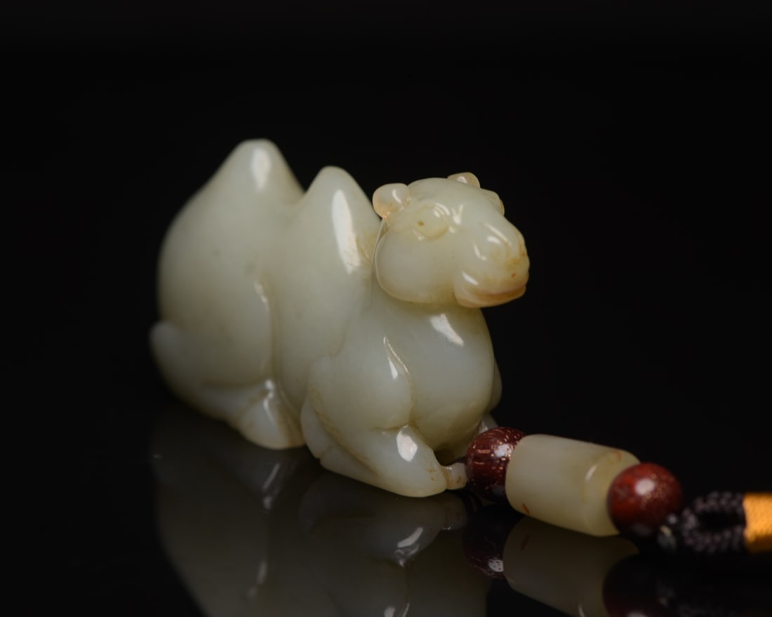 Hetian Jade Pendant - Camel - 3