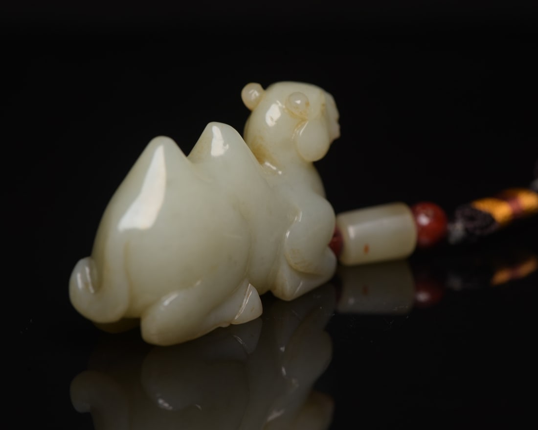 Hetian Jade Pendant - Camel - 4