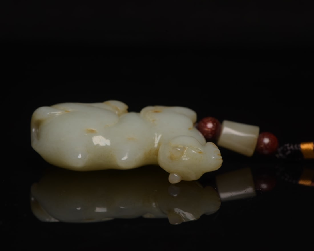 Hetian Jade Pendant - Camel - 5