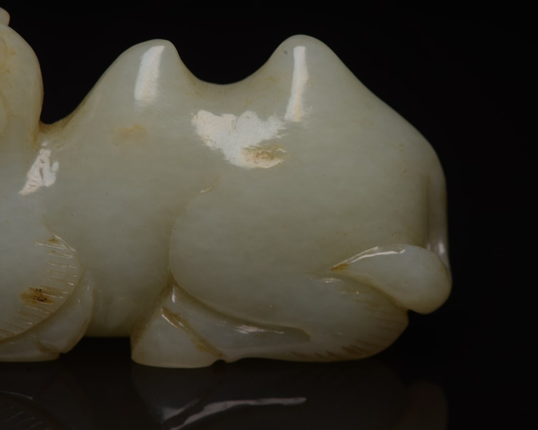 Hetian Jade Pendant - Camel - 8