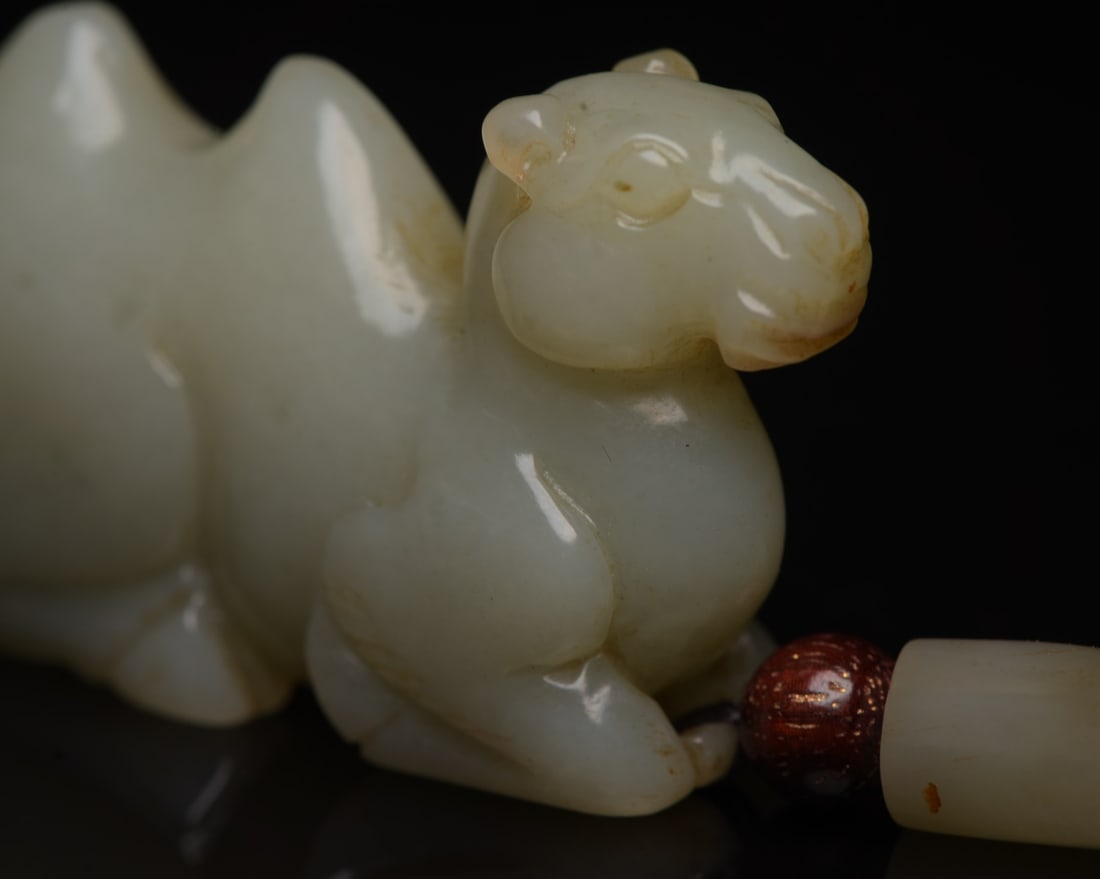 Hetian Jade Pendant - Camel - 9