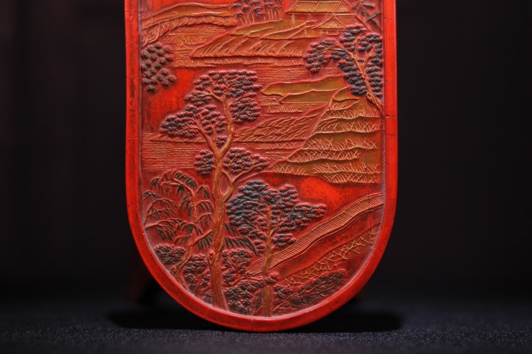 Cinnabar Ink Block Statue - 5