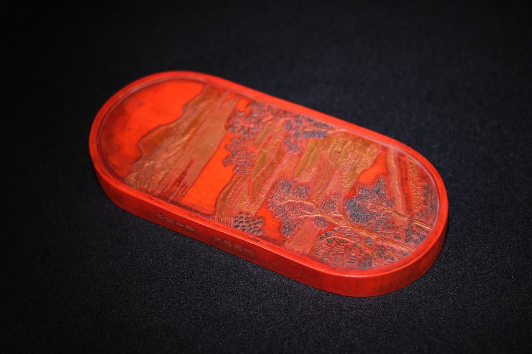 Cinnabar Ink Block Statue - 6