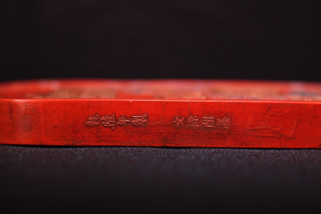 Cinnabar Ink Block Statue - 7