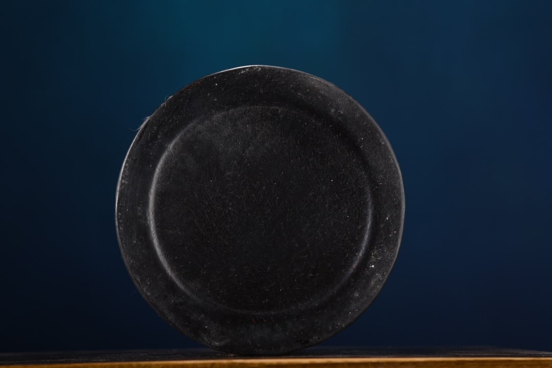 Wood Hand-Carved Figure Brush Pot - 9