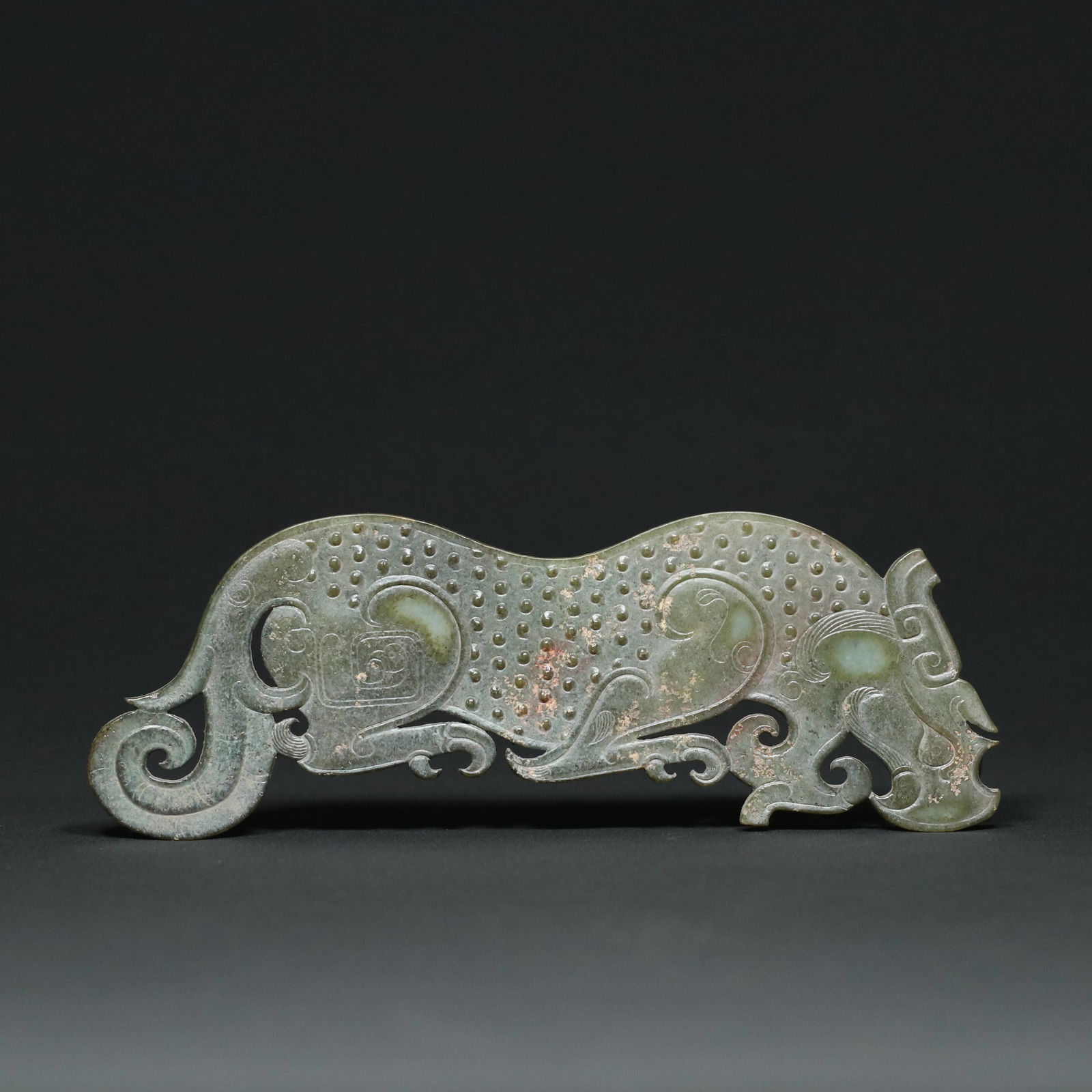 Hetian Jade Tiger General Token - 2