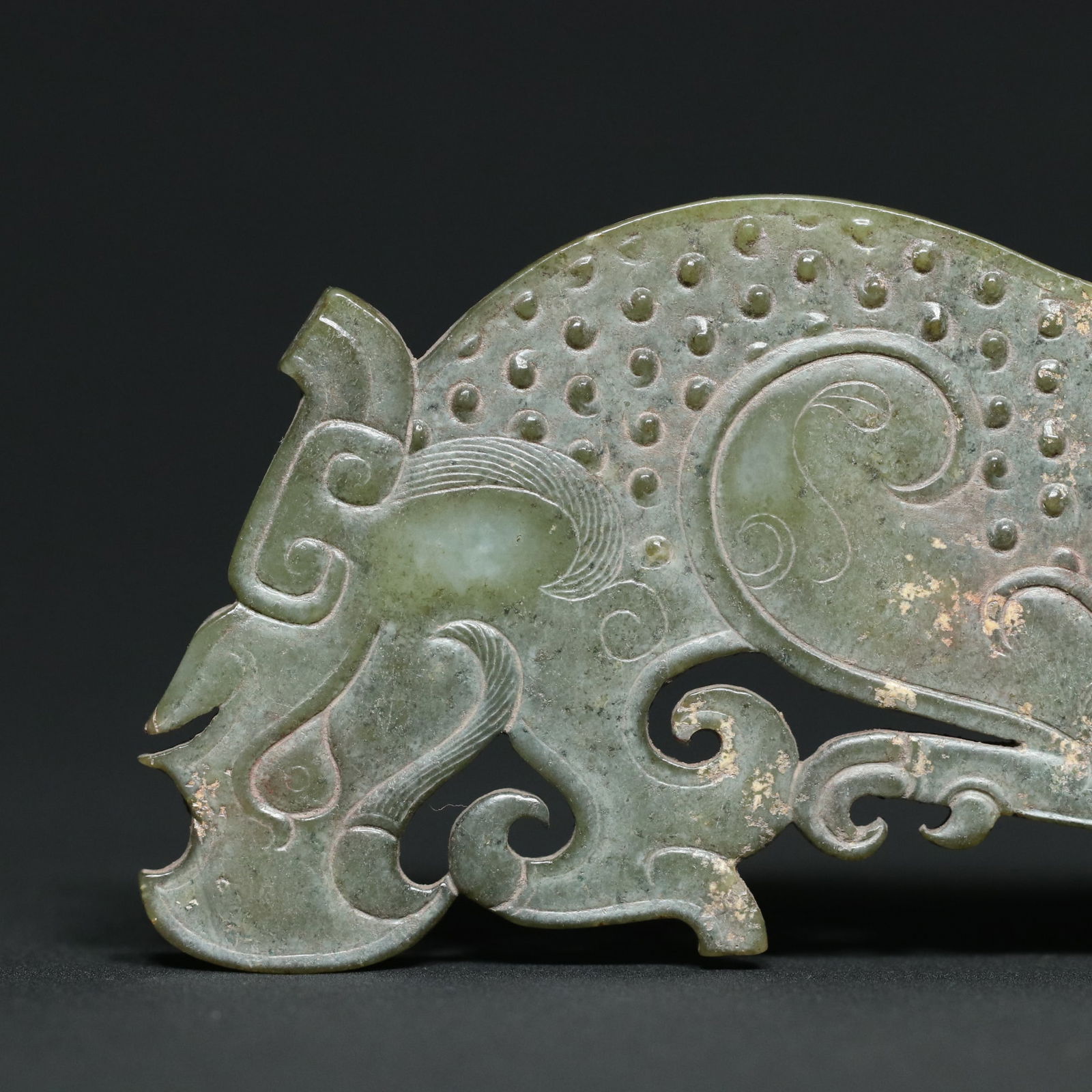 Hetian Jade Tiger General Token - 4