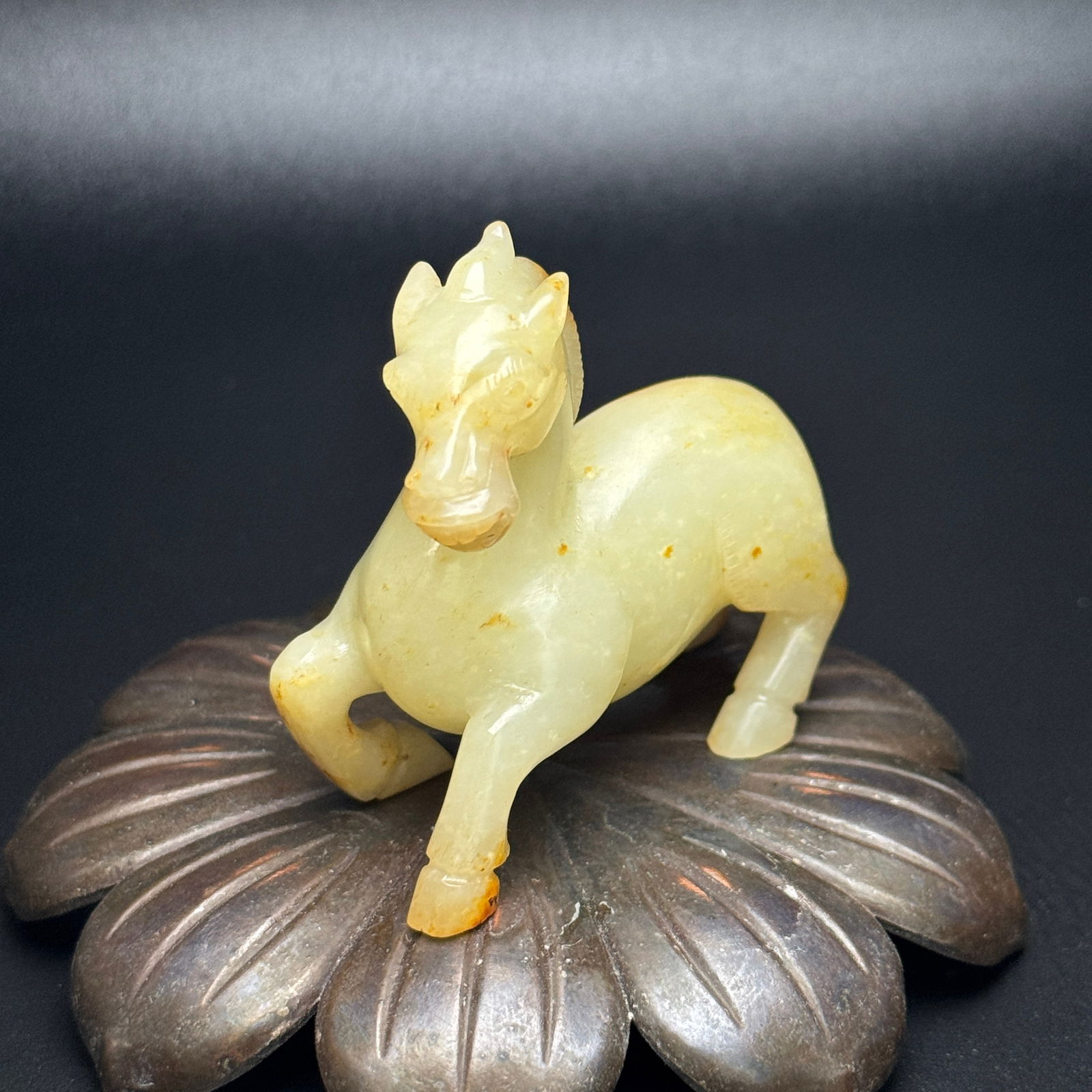 Hetian Jade Statue - Horse,Old - 3