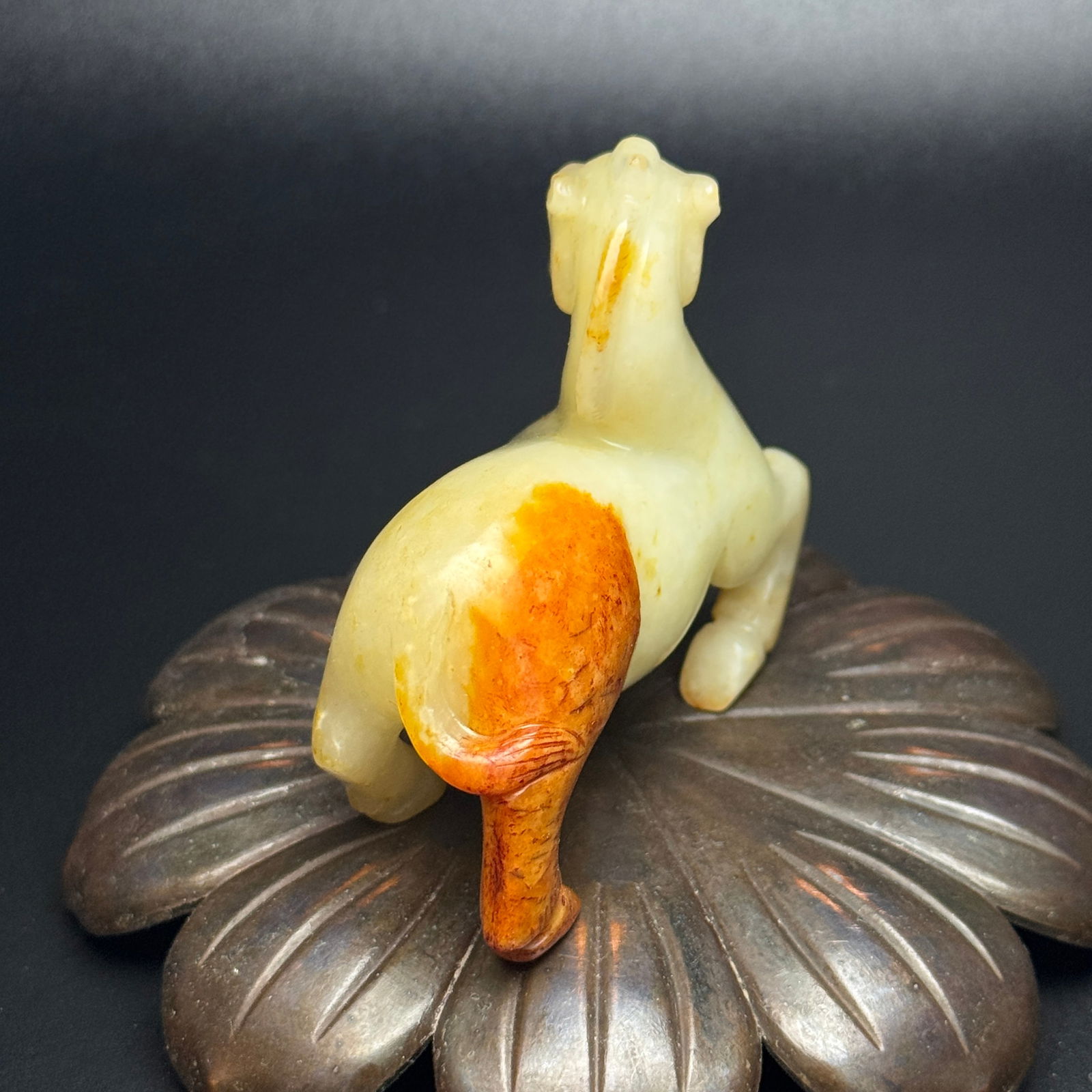 Hetian Jade Statue - Horse,Old - 4