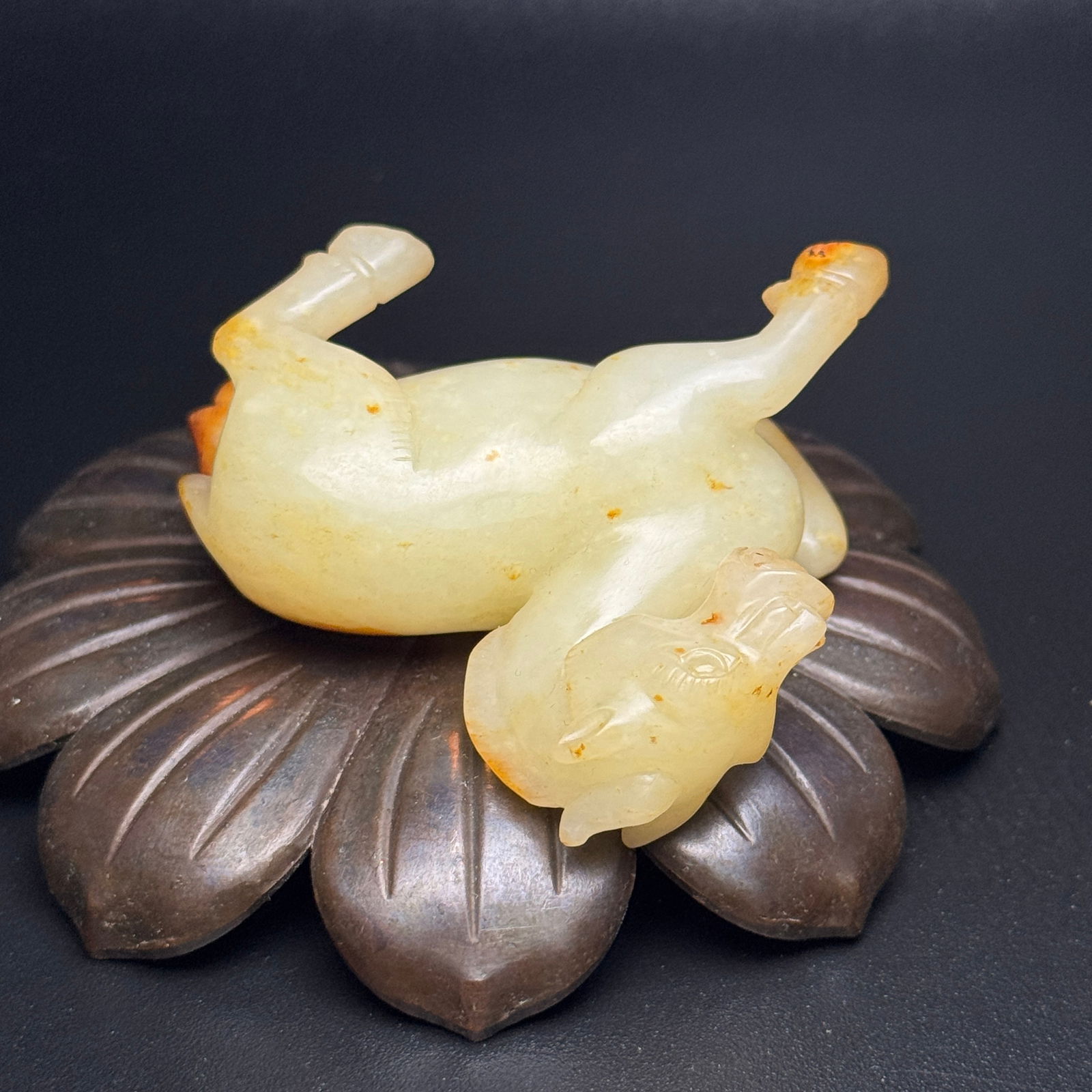 Hetian Jade Statue - Horse,Old - 5