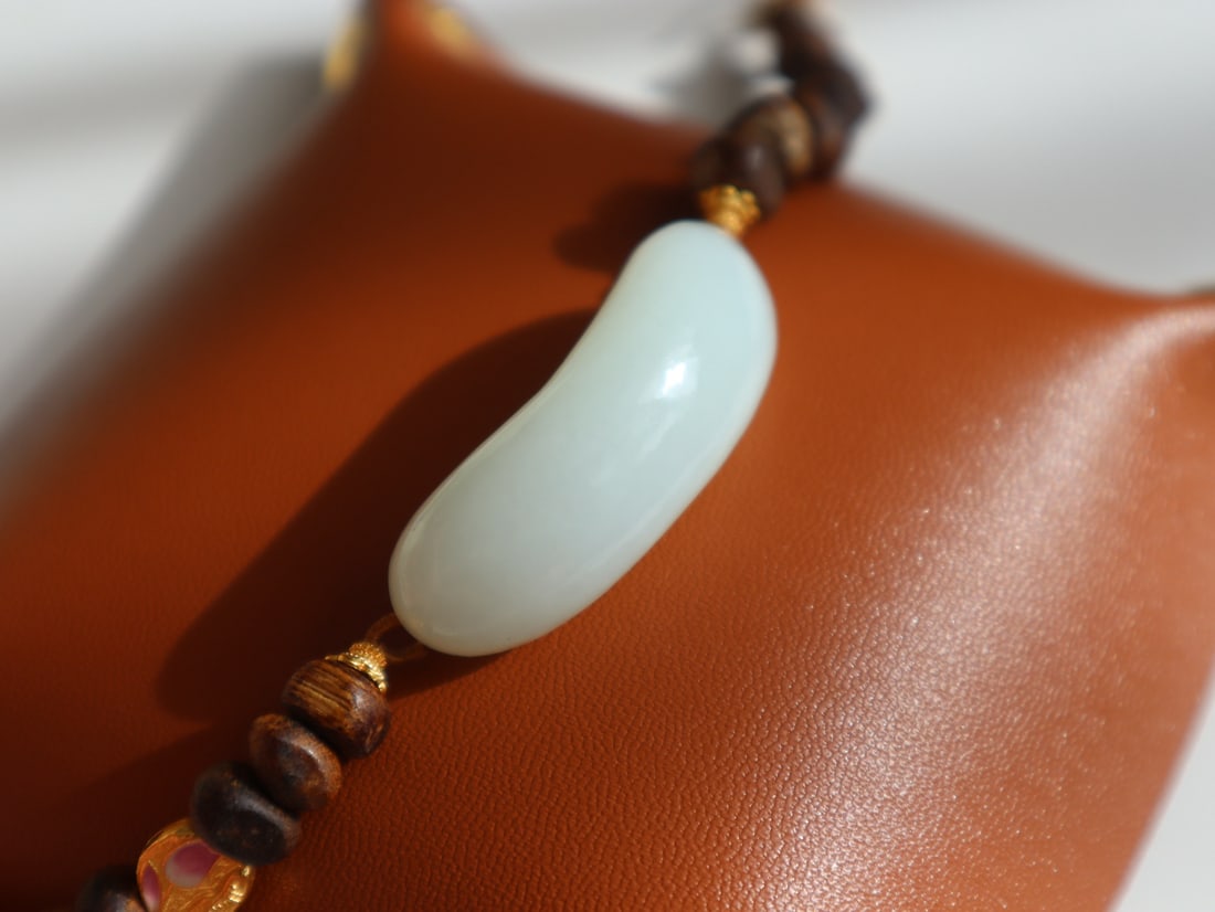 Chenxiang Wood,Hetian Jade Bracelet - 2