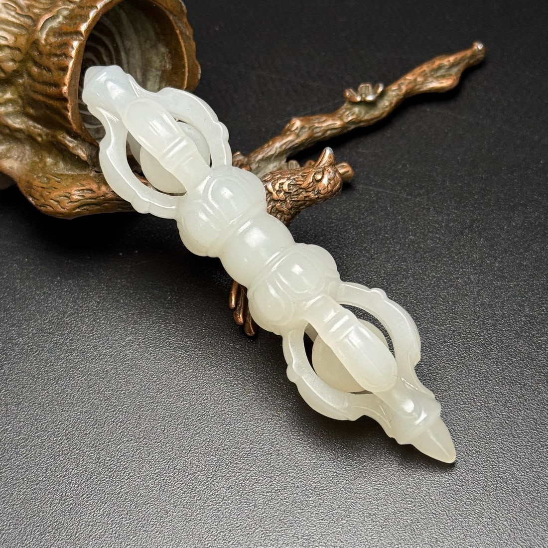 Hetian Jade Pendant - Pestle xiangmo - 3