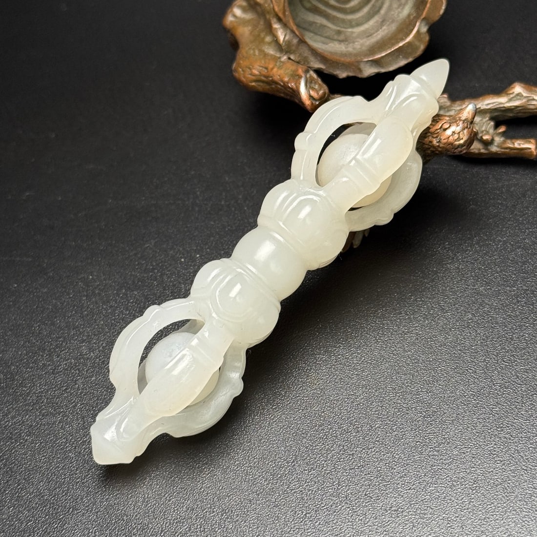 Hetian Jade Pendant - Pestle xiangmo - 4