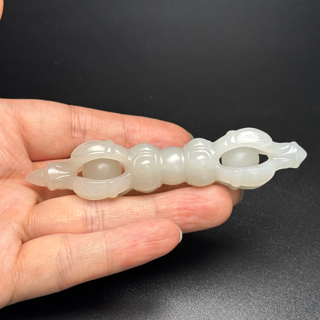 Hetian Jade Pendant - Pestle xiangmo - 8