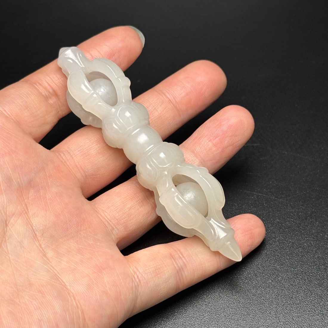 Hetian Jade Pendant - Pestle xiangmo - 9