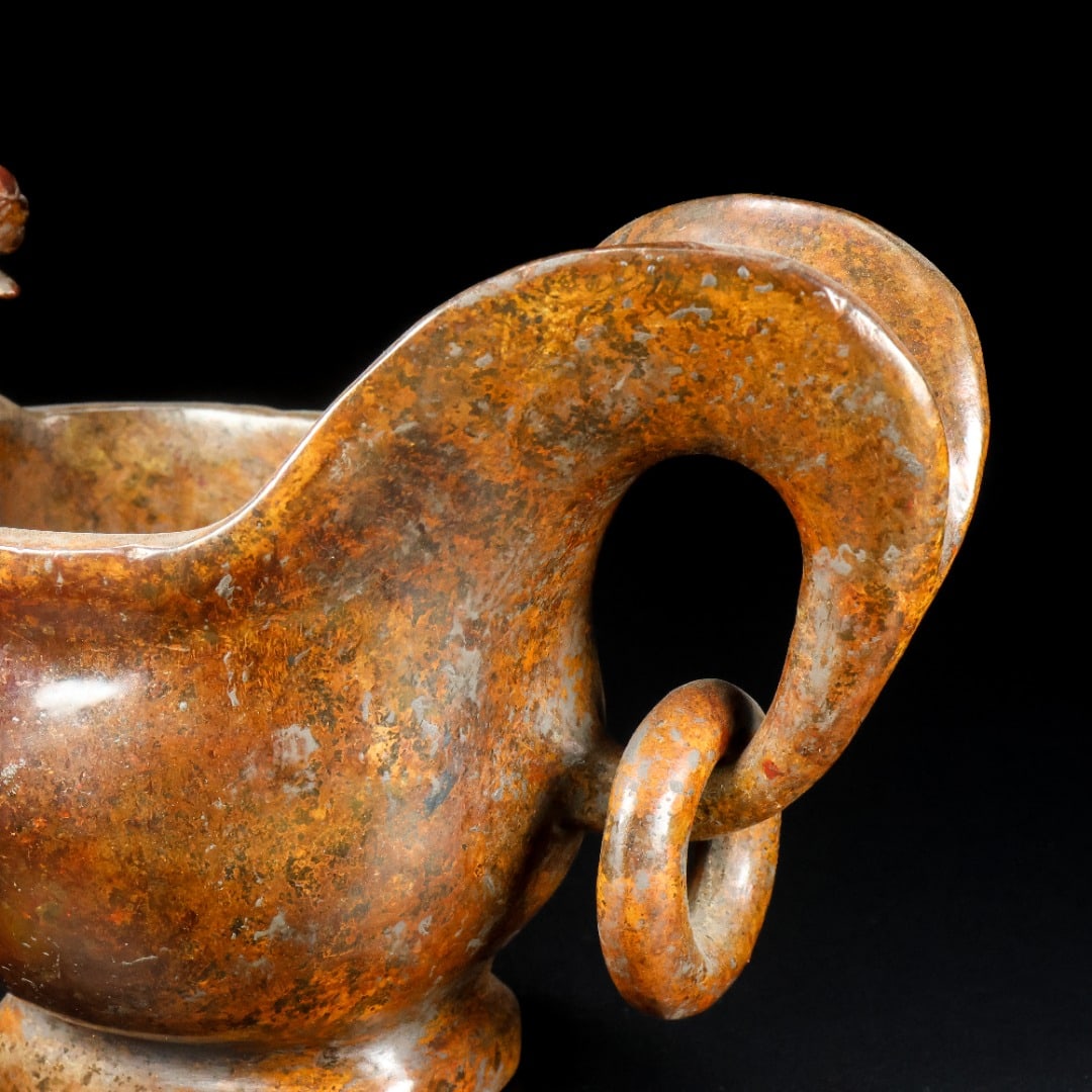 Hetian Jade Wine Cup - Dragon - 3