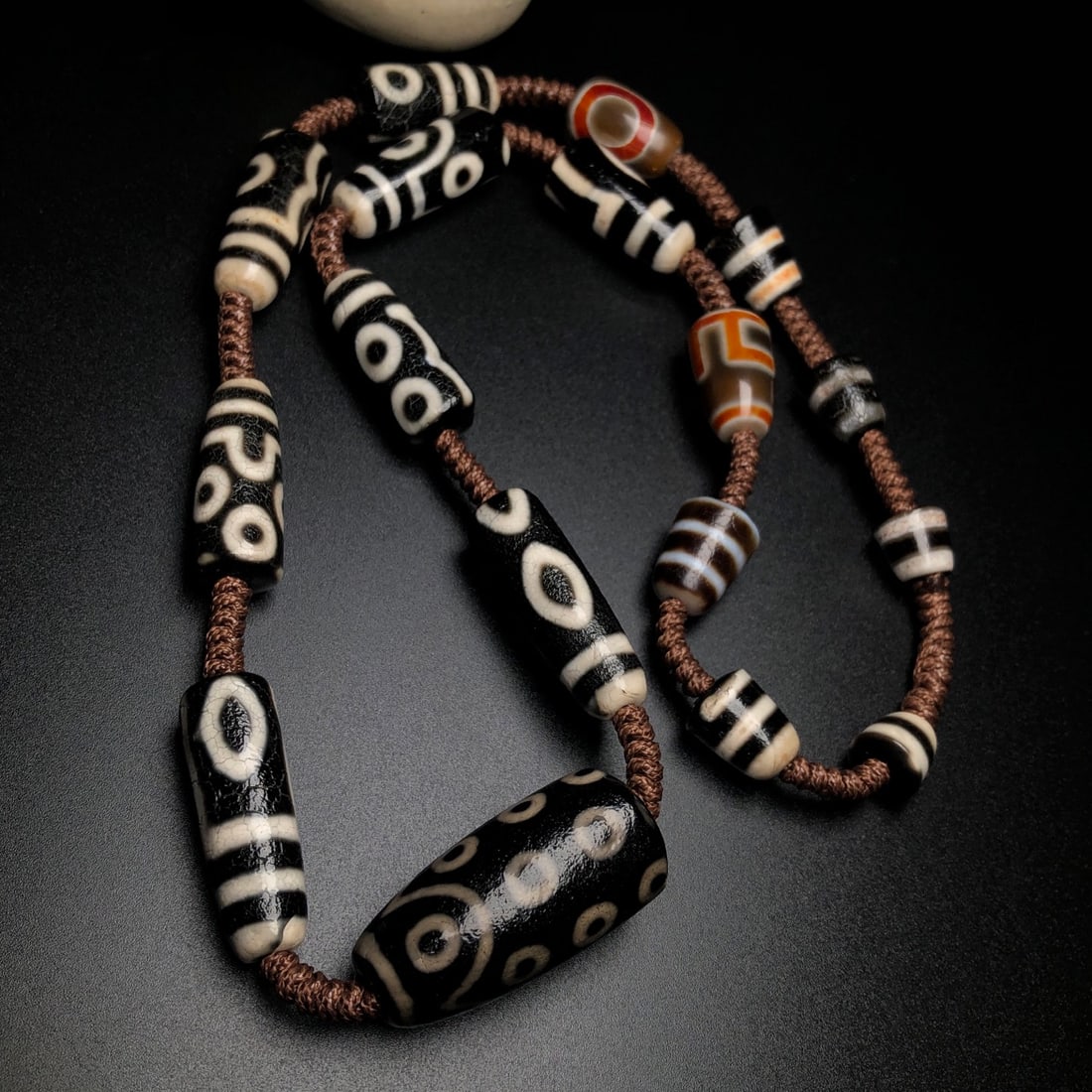 Tibetan DZI Agate Necklace - 3