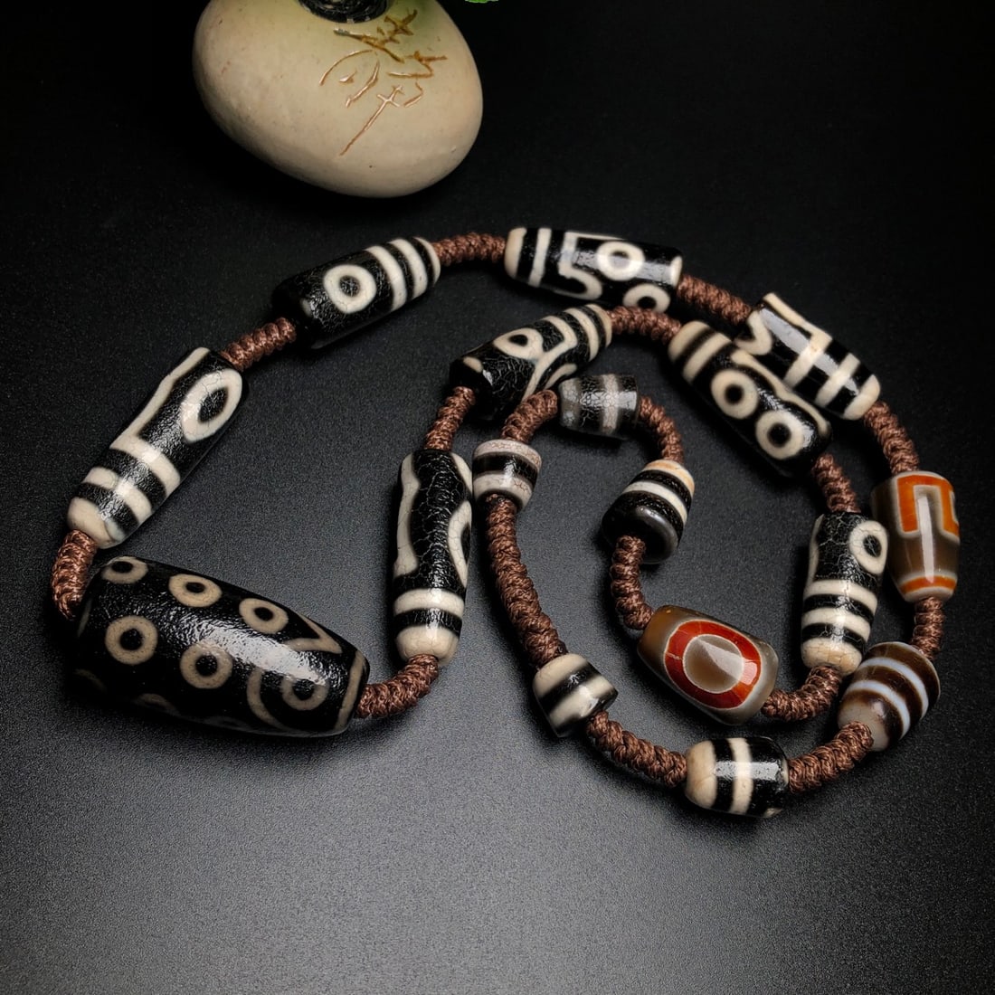 Tibetan DZI Agate Necklace - 4