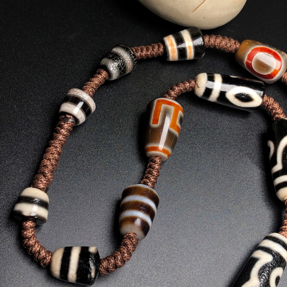 Tibetan DZI Agate Necklace - 6