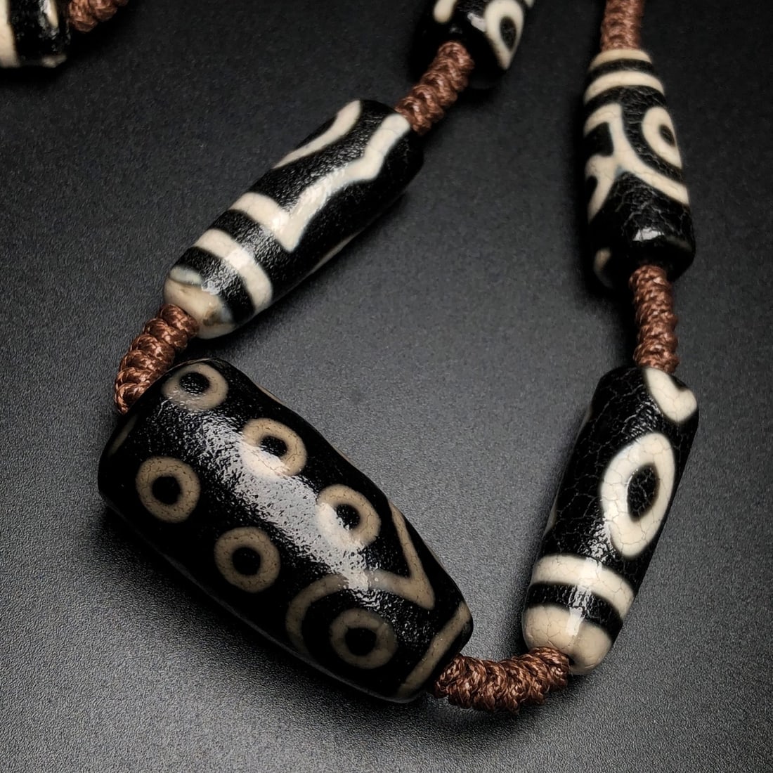 Tibetan DZI Agate Necklace - 8