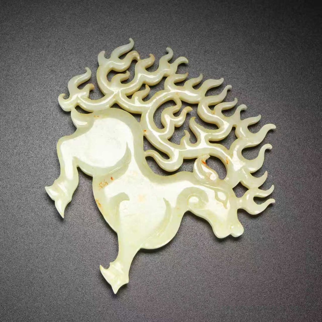 Hetian Jade Pendant - Deer - 6