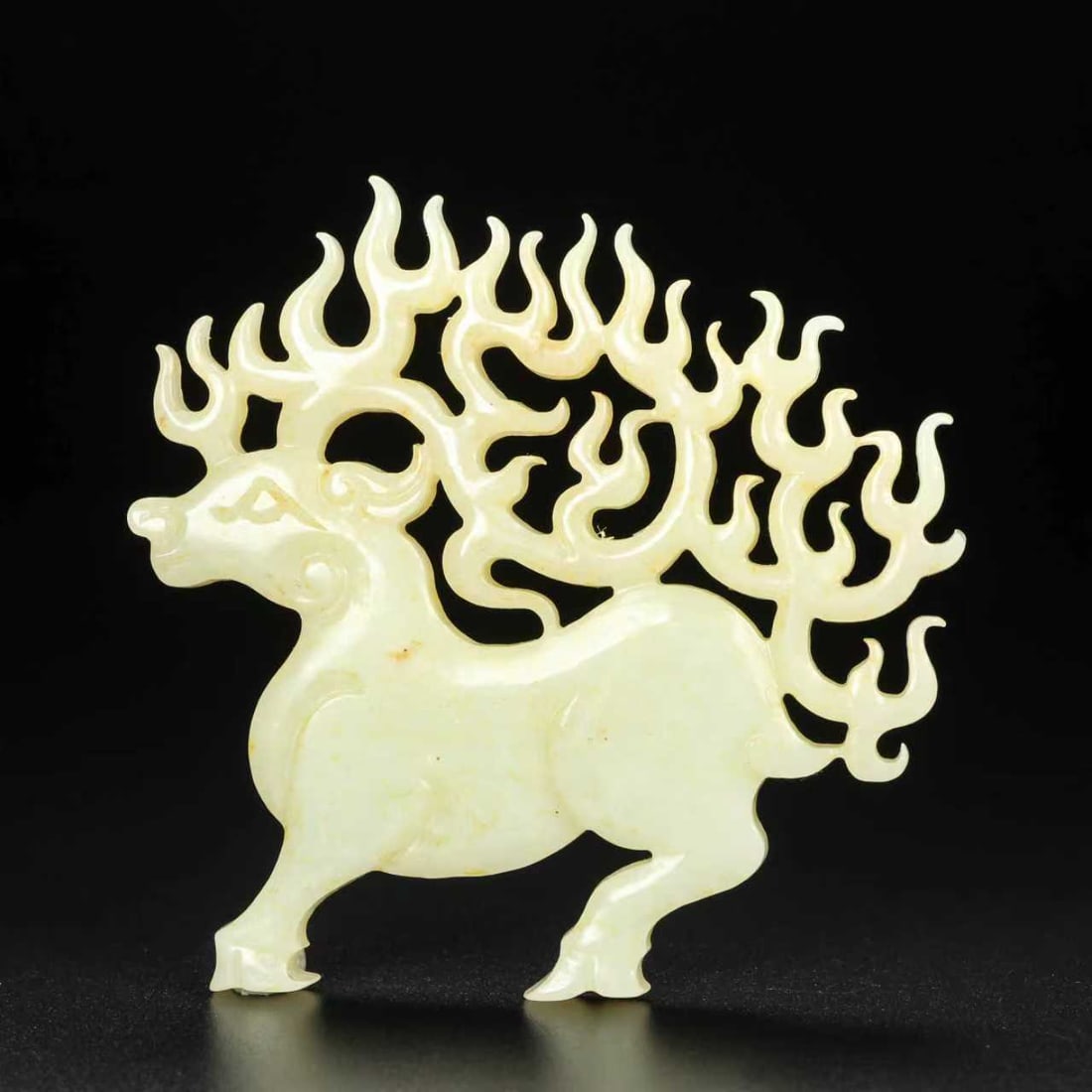 Hetian Jade Pendant - Deer - 7