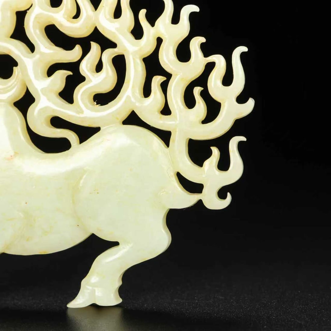 Hetian Jade Pendant - Deer - 9
