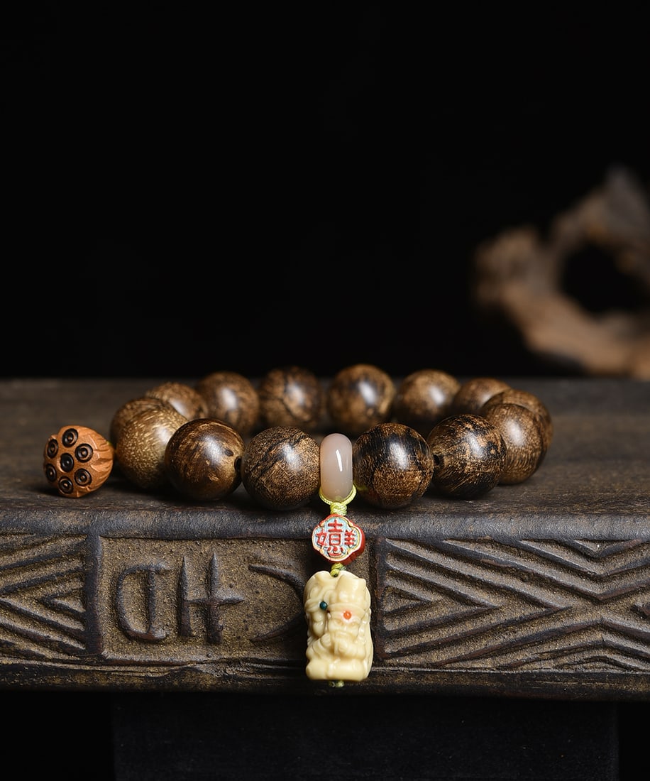 16mm Chenxiang Wood Bracelet - 2