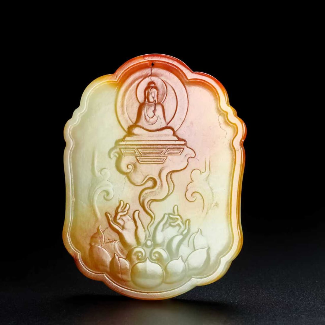 Hetian Jade Pendant - Kwan-yin - 5