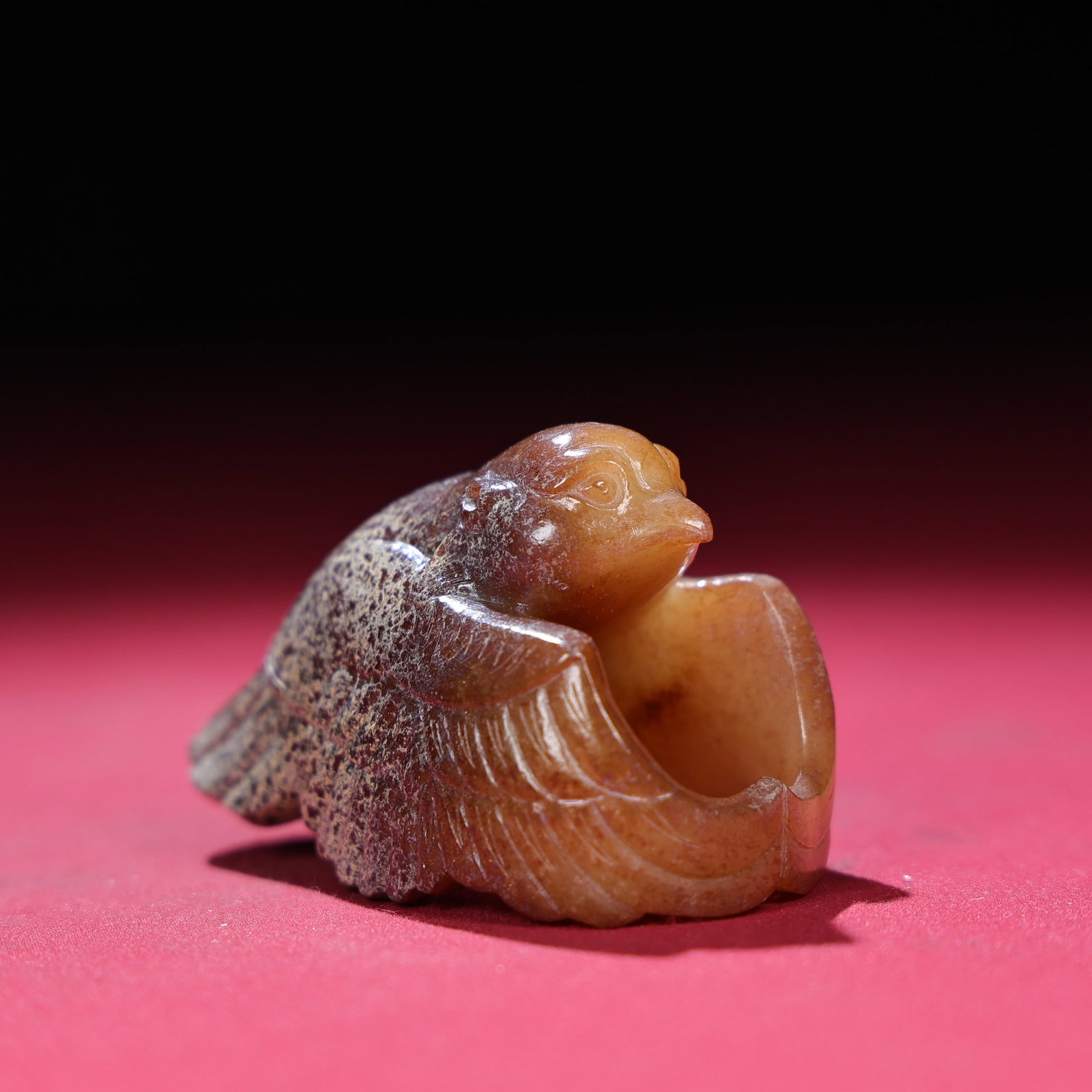 Hetian Jade Pendant - Bird,Old - 5