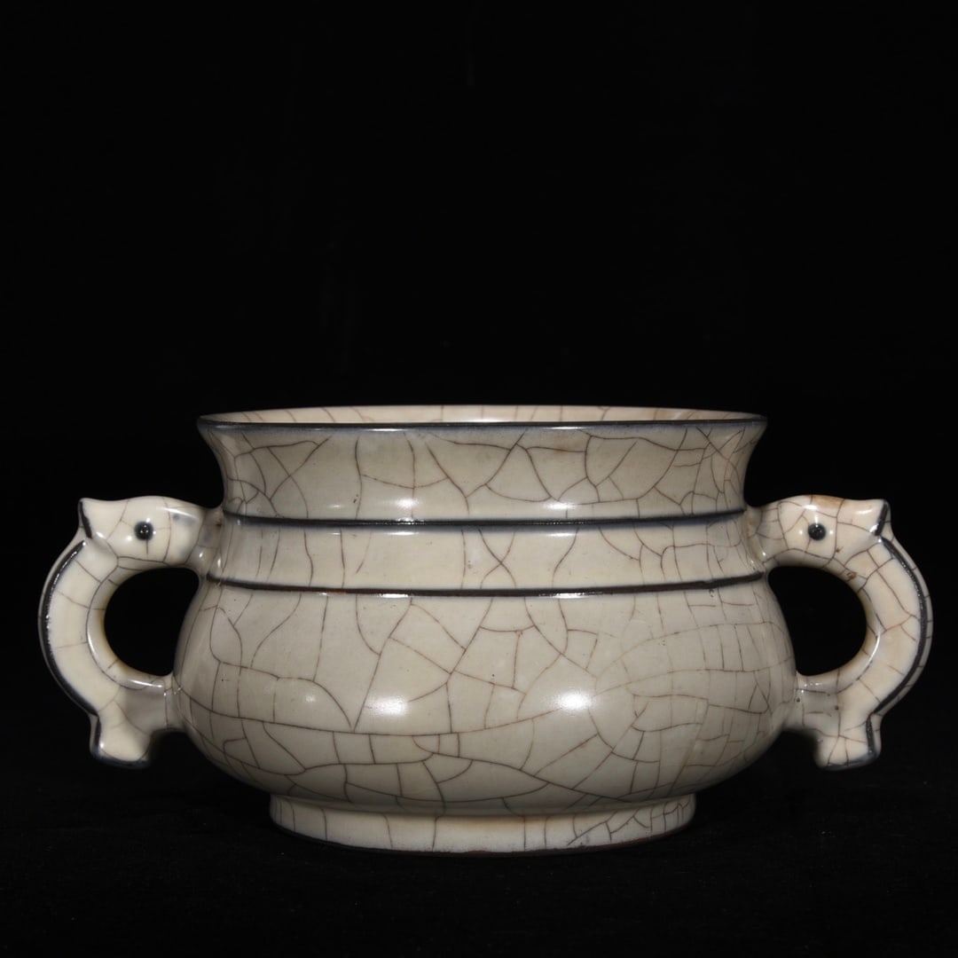 Guan Kiln Porcelain Incense Burner - Poetic prose - 3