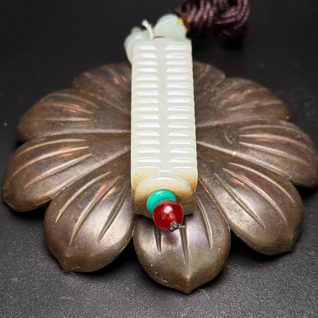 Hetian Jade Pendant - Cong - 6