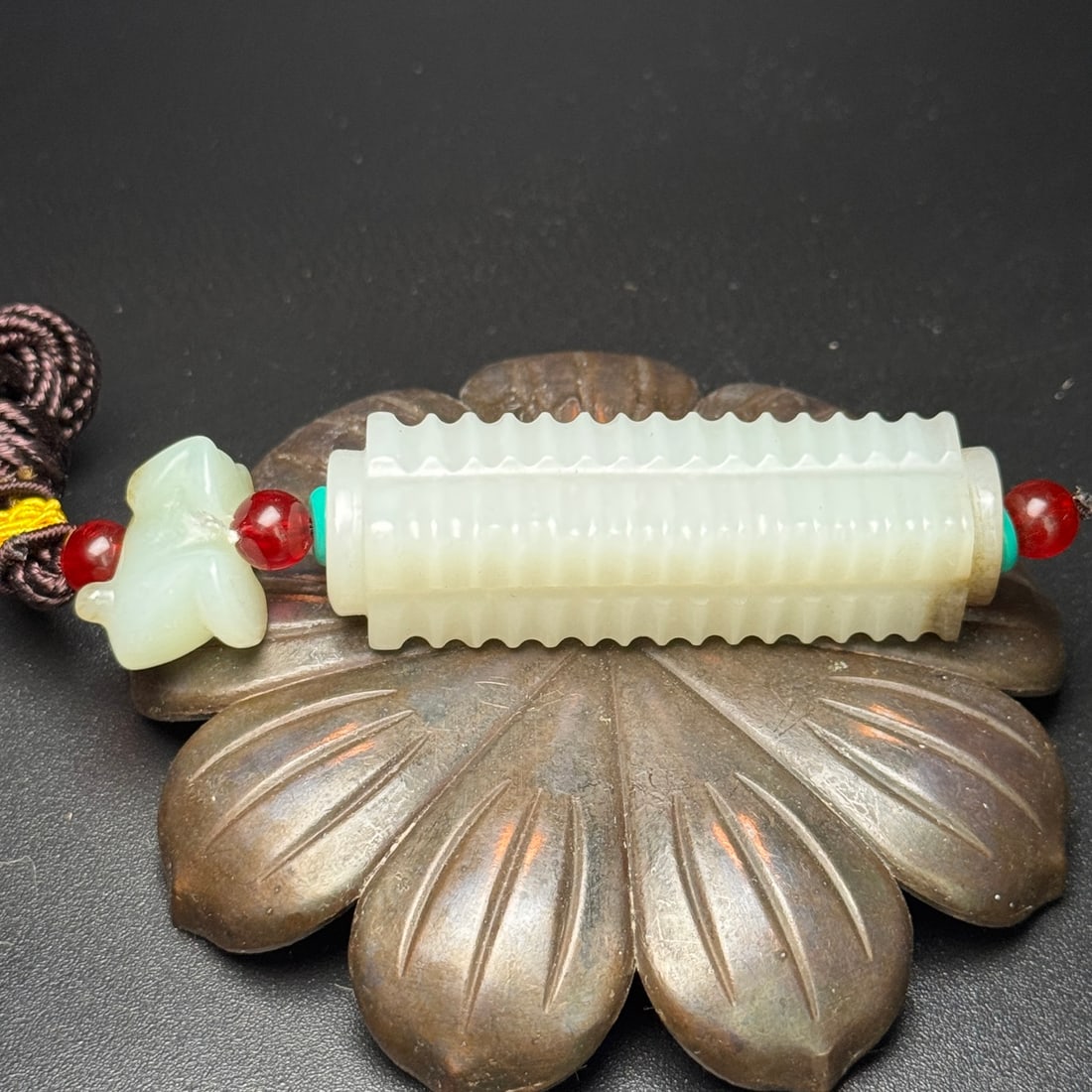 Hetian Jade Pendant - Cong - 7