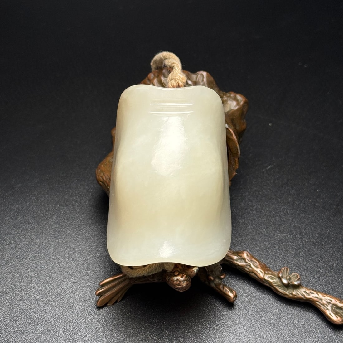 Hetian Jade Pendant - Turtle Shell - 4
