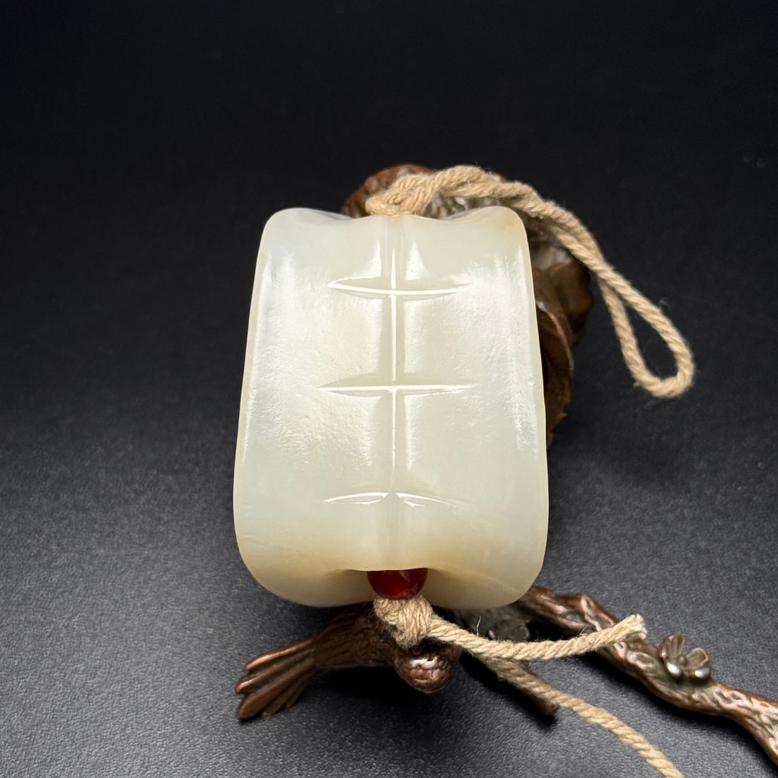 Hetian Jade Pendant - Turtle Shell - 5