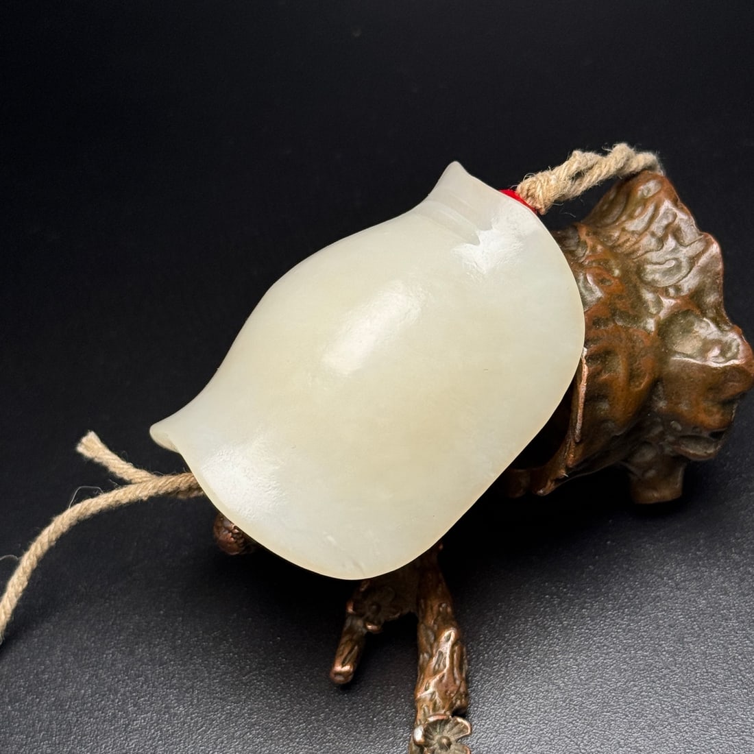 Hetian Jade Pendant - Turtle Shell - 6