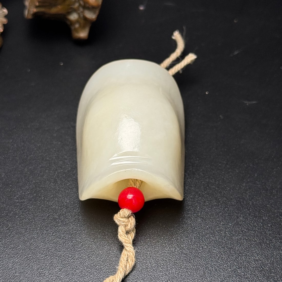Hetian Jade Pendant - Turtle Shell - 8