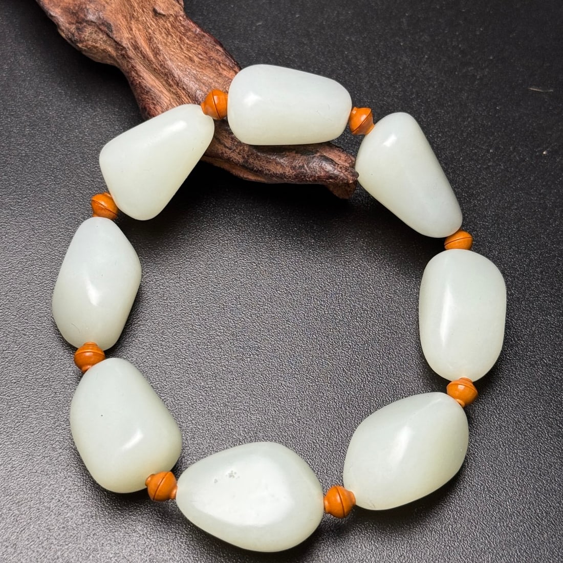 Hetian Jade Original Stone Bracelet - 2