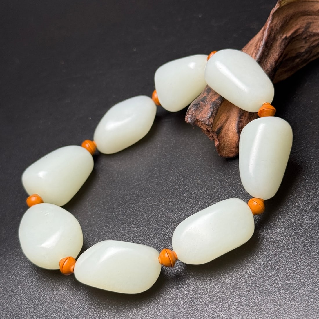 Hetian Jade Original Stone Bracelet - 3